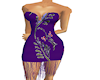 Tailfeather Dress Purple