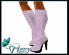 Lt Purple KneeHigh Boots
