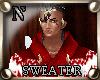 "Nz Winter Sweater Red