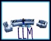 *LLM*BlueIce Print Couch