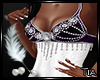 *T*Jeweled Gown Pur/Wht