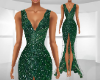 Sparkles Green Gown