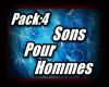 Pak3 sons pour hommes