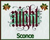 Silent Night-Sconce
