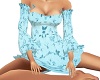 (k) blue  flower dress