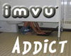 IMVU Addict Sticker