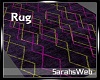 Purple Abstract Rug