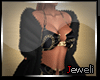 J*Black Shawl Fur