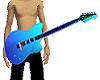 blue rock guitar