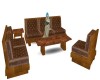 Brown Sofa Set