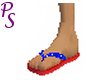 Patriotic Flip Flops