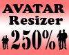 Avatar Resizer 250%