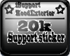 !H! 20kSupport Sticker