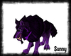 *SW*Purple Wolf Statue