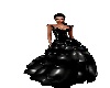 pvc black wedding dress