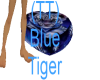 (TT) Blue Tiger Pillow