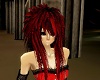 EMO RED & BLACK HAIR