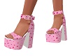 Pink Hearts Heels