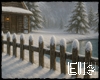 Snowy Fence Christmas Snowy Fence Christmas