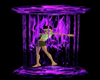 Purple flame dance cage