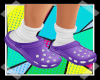 Clogs w/ Socks (Purple)