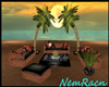 *NR*Beach sofa/palm tree