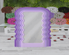 B~ Curvy Purple Mirror