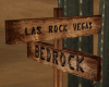 BedRock/RockVegas Sign