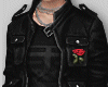 ♥ Leather Jacket Rose