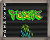 Toxic Rave head sign