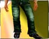 Mens Green Jeans