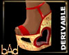 DRV Heart Cutout Sandals