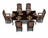 brown animated table