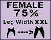 Leg Thigh Scaler 75% XXL