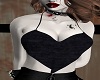 Black V Crop Top~Psy