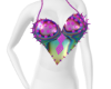 Spiked Rainbow Top