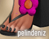 [P] Flower black heels