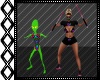 Neon Dancing Alien
