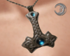 Jeweled Hammer Necklace