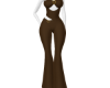 [MM] Brown Asym Jumpsuit