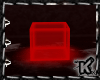 |K| Red Neon Cube
