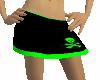 Green Skirt with Skull