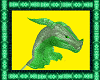 Green Dragoness Head
