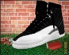 T| Black & White Jordans