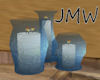 JMW~3 Ani Candles Blue