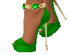 Green Emerald Heels