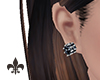 black onyx earrings|IRIS
