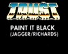 Paint it black Guitar