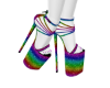 Pride Glitter Strap Heel