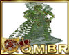 QMBR Leaf Fishtail Gown